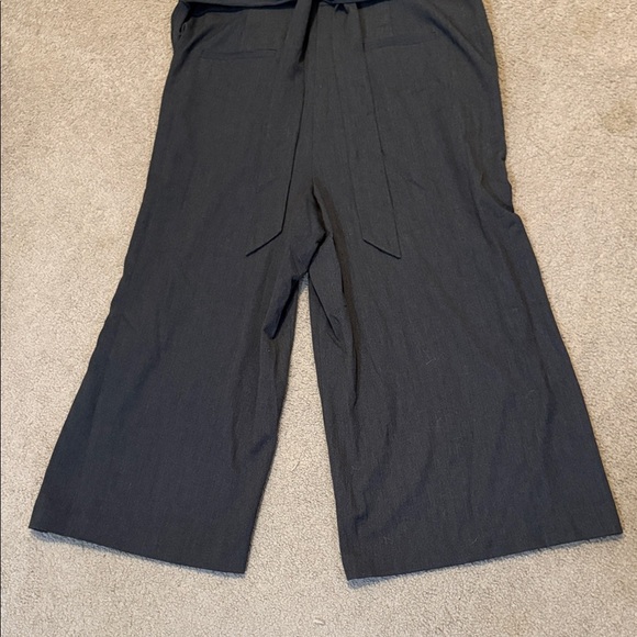 LOFT Elegant Dark Gray Sleeveless Jumpsuit - Picture 10 of 10